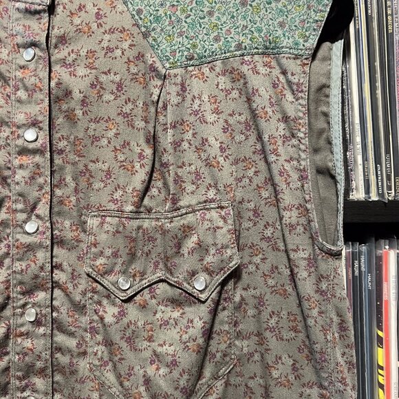 Étoile Isabel Marant Floral Tiered Midi Dress Cotton Size 3 Large - Picture 8 of 12